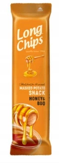 LONG CHIPS Chipsy ziemniaczane Miodowe BBQ 75g
