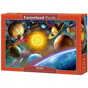 PUZZLE 500 UKŁAD SŁONECZNY KOSMOS 9+ Castorland