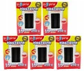 Plastelina CZARNY Komplet 15 Lasek Szkolna Plastyczna 250g Inspiria x5