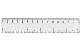 Linijka 15 cm przezroczysta Fiorello