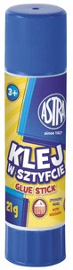 Astra KLEJ W SZTYFCIE 21g Szkolny Biurowy Mocny Zmywalny Bezbarwny 3+ Astra