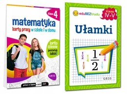 Karty Pracy Klasa 4 MATEMATYKA 2025 Ćwiczenia Ułamki Dziesiętne Odejmowanie