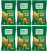 6x Zdrowa Przekąska do Szkoły Kulki Śniadaniowe Kukurydziane Orzechy Miód