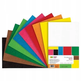 Zestaw Filców Dekoracyjnych 30x20 cm 10 Sztuk Happy Color