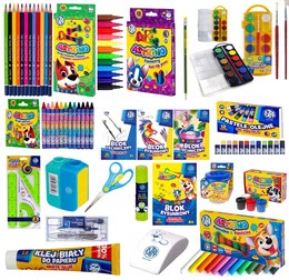 ASTRA WYPRAWKA SZKOLNA XXL DUŻY ZESTAW DO SZKOŁY PRZEDSZKOLA KLASA 1 2 3