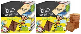 BIO Ania Herbatniki Prostokątne Pszenne 2x100g