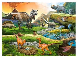 Puzzle Dinozaury 100 elementów Castorland