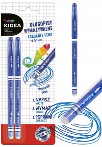 Długopis WYMAZYWALNY 2 Sztuki Kidea