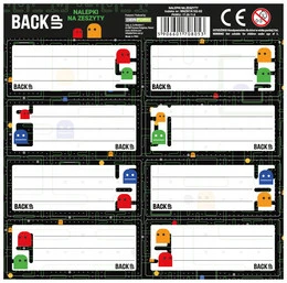 Naklejki Na Zeszyt Game PACK MAN Derform