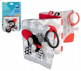 Canpol Książeczka SENSORYCZNA Kontrastowa Pluszowa Edukacyjna 0M+ 68/081