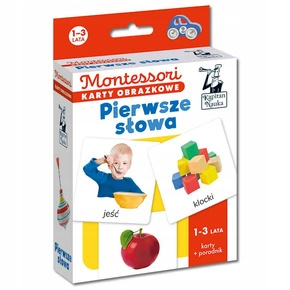 Montessori Karty Obrazkowe Pierwsze Słowa 1+ Kapitan Nauka