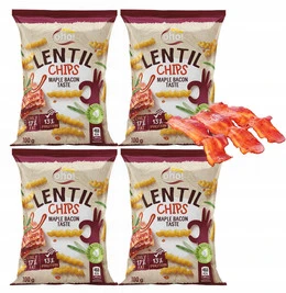 Chipsy z czerwonej soczewicy bekonowe Oho! 100g