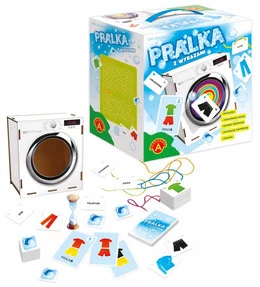 PRALKA z Wyrazami Gra Edukacyjna Rekwizyty 5+ Alexander 2239