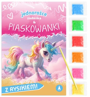 Zadanka i Piaskowanki JEDNOROŻCE z Piaskiem i Rysikiem 5+ Skrzat