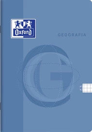 ZESZYT OXFORD GEOGRAFIA A5/60K KRATKA MARGINES OFX