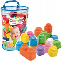 Miękkie Klocki Clemmy w Torebce 20 el. – Clementoni