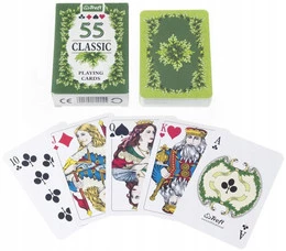 55 Karty do Gry Poker Tysiąc Makao Oczko 12+ Trefl