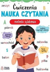 Ćwiczenia nauki czytania metodą sylabową z naklejkami