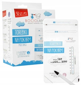 Woreczki do mrożenia mleka BOCIOLAND 200ml 50szt