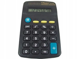 KALKULATOR KK-402 BIUROWY KIESZONKOWY SZKOLNY PROSTY CZARNY PODRĘCZNY MAŁY