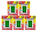 Plastelina ZIELONA Komplet 15 Lasek Szkolna Plastyczna 250g Inspiria x5