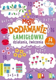 Moje Dodawanie Działania Ćwiczenia + Naklejki BooksAndFun