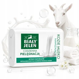 Mydło kozie mleko 100 g – Biały Jeleń