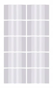 10x Okładka Szkolna Na Zeszyt Książki A5 PRZEZROCZYSTA Biurfol ZESTAW