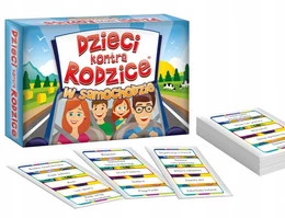 Dzieci Kontra Rodzice SAMOCHODZIE Gra Na Spostrzegawczość 6+ Kangur