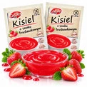 Kisiel Truskawkowy BEZ CUKRU o smaku Truskawki Bezglutenowy CELIKO 40g x2