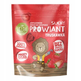 Helpa Liofilizowane Truskawki Suchy Prowiant 9g