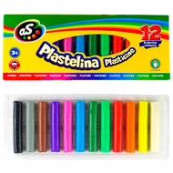 Plastelina Szkolna 12 Kolorów Dla Dzieci Miękka 3+ As Astra