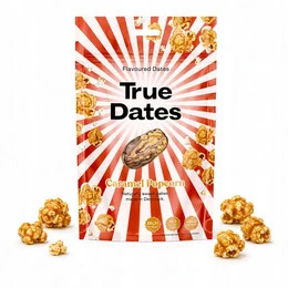 True Dates Caramel Popcorn 100g