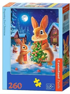 Puzzle 260 elementów. Przygotowania do świąt Bożego Narodzenia
