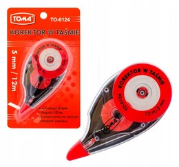 Korektor W Taśmie Szkolny Biurowy 5mmx12m TOMA TO-0124