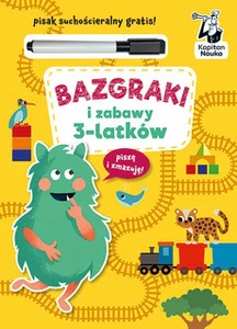 Bazgraki i zabawy 3-latków. Kapitan Nauka