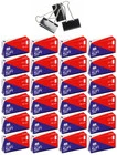 Klipy Do Papieru 19mm Czarne 12 szt Grand x24