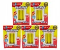 Plastelina ŻÓŁTA Komplet 15 Lasek Szkolna Plastyczna 250g Inspiria x5