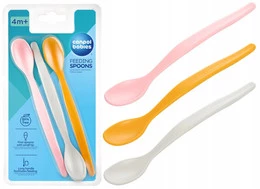 CANPOL Zestaw PIERWSZYCH ŁYŻECZEK Do Karmienia Dla Dzieci 3 szt. 4M+ 31/419