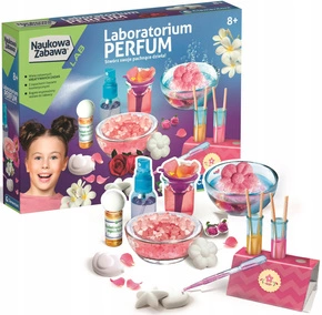 Naukowa Zabawa LABORATORIUM PERFUM Zestaw Kreatywny Tworzenie Zapachów 8+