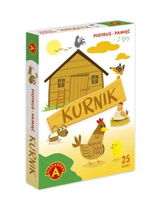 Karty Piotruś + Pamięć KURNIK Wesoła Rodzinna Rywalizacja 4+ Alexander