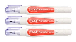 Korektor w Pisaku TOMA 10ml Metalowa Końcówka x3