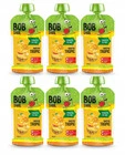 Mus Owocowy Bob Snail 3 Smaki Bez Cukru 6x120g