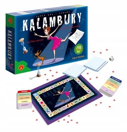 KALAMBURY Średnie Gra Towarzyska Dla Dzieci i Dorosłych 7+ Alexander 0598