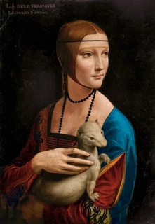 Puzzle 1000 Układanka Oraz Art DAMA Z ŁASICZKĄ Leonardo Da Vinci 9+ Castor