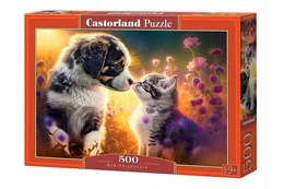 Puzzle 500 Zwierzęta i Kwiaty 9+ Castorland