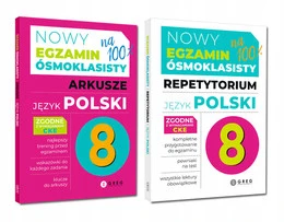 Egzamin Ósmoklasisty 2026 JĘZYK POLSKI Repetytorium + ARKUSZE 8 Klasa GREG