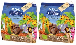 2x BIO Ania Herbatniki Kakaowe Mini Jungle 200g