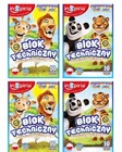 BLOK TECHNICZNY SZKOLNY GRUBY FORMAT A4 10 KARTEK BIAŁY 170G ZESTAW 4 SZTUK