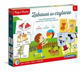 GRA EDUKACYJNA ZABAWA W CZYTANIE UCZĘ SIĘ BAWIĄC